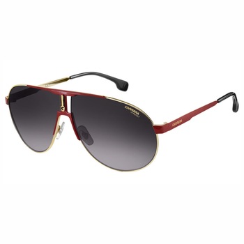 Ochelari de soare barbati Carrera Aviator Gold-Red/Dark Grey Degrade 1005/S AU2/9O Ochelari de soare barbati Carrera Aviator Gold-Red/Dark Grey Degrade 1005/S AU2/9O