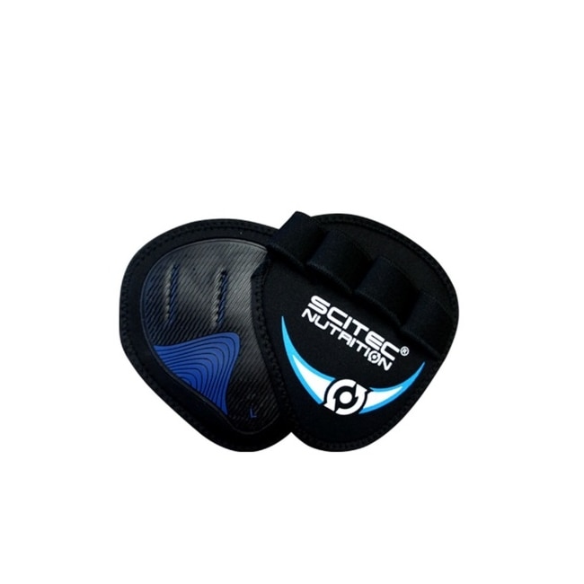 Palmare de sala, Scitec, Grip Pads Black/Blue, Marime universala