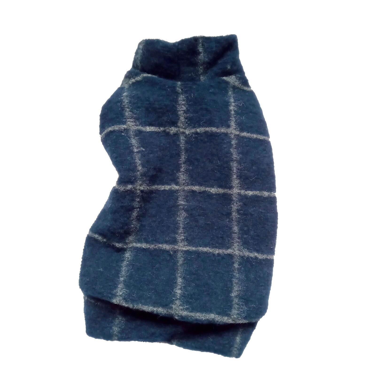 Pulover din lana , bleumarin , caini si pisici 30-35 cm , marime M