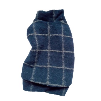 Pulover din lana , bleumarin , caini si pisici 35-40 cm , marime L Pulover din lana , bleumarin , caini si pisici 35-40 cm , marime L
