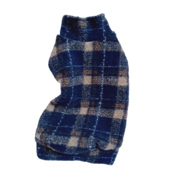 Pulover de lana in carouri , pentru caini si pisici, 30-35 cm, marime M Pulover de lana in carouri , pentru caini si pisici, 30-35 cm, marime M