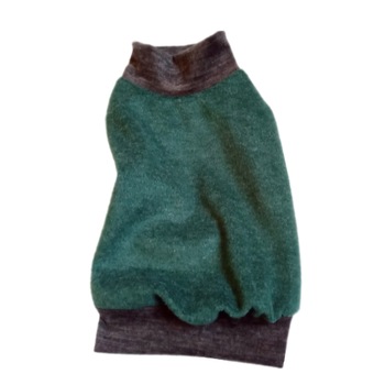 Pulover verde/maro, pentru caini si pisici, 35-40 cm, marime L Pulover verde/maro, pentru caini si pisici, 35-40 cm, marime L