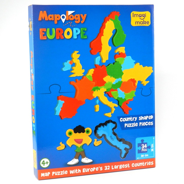 EVA habos oktató puzzle - Európa térképe