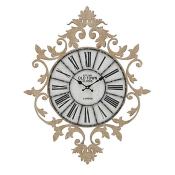 Ceas de perete din MDF Beige Old Town 60 cm x 75 cm Ceas de perete din MDF Beige Old Town 60 cm x 75 cm