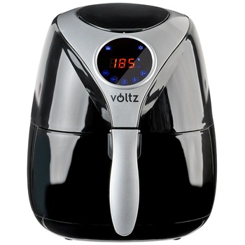 Friteuza cu aer cald Air Fryer Voltz V51980D, 1600W, 3.2L, Digital, Temporizator, Negru Friteuza cu aer cald Air Fryer Voltz V51980D, 1600W, 3.2L, Digital, Temporizator, Negru