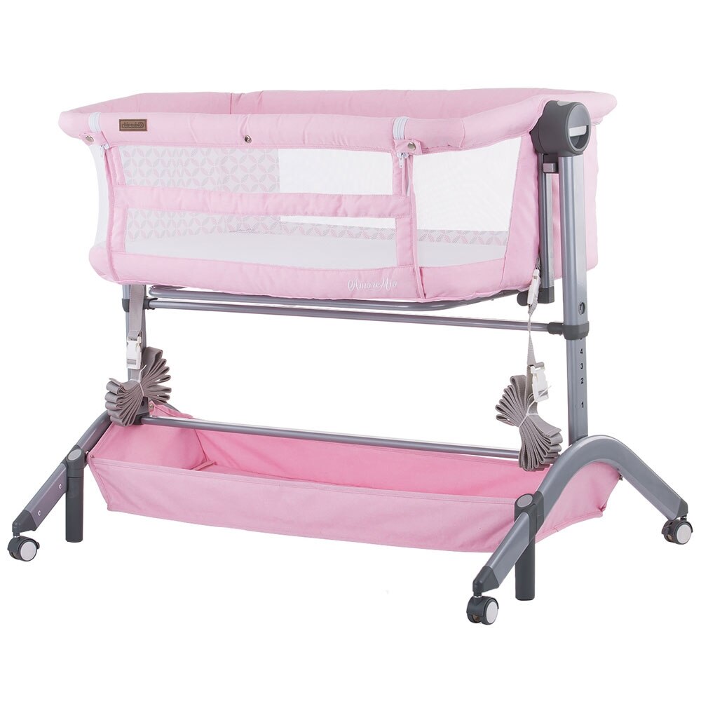 Patut Co-Sleeper Chipolino Amore Mio 89x56 cm peony pink
