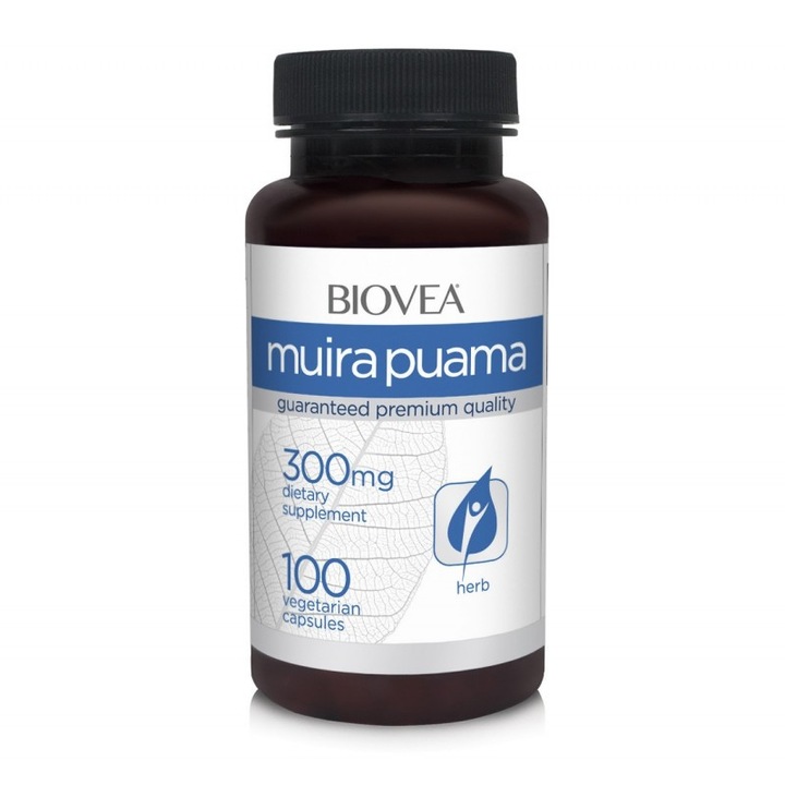 Muira Puama, 300 mg, 100 kapszula, Biovea