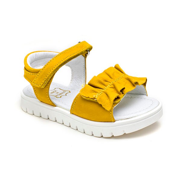 Sandale Kidopo Kido piele 2001, Galben Nabuc