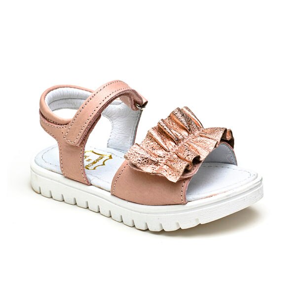 Sandale Kidopo Kido piele 2001, Crem lucios