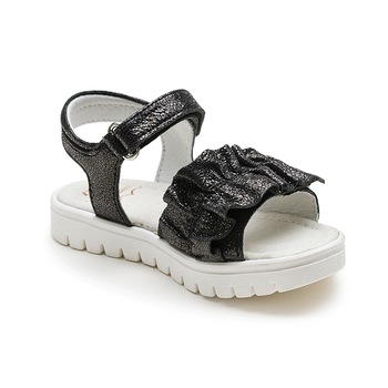 Sandale Kidopo Kido piele 2001, Negru lucios Sandale Kidopo Kido piele 2001, Negru lucios