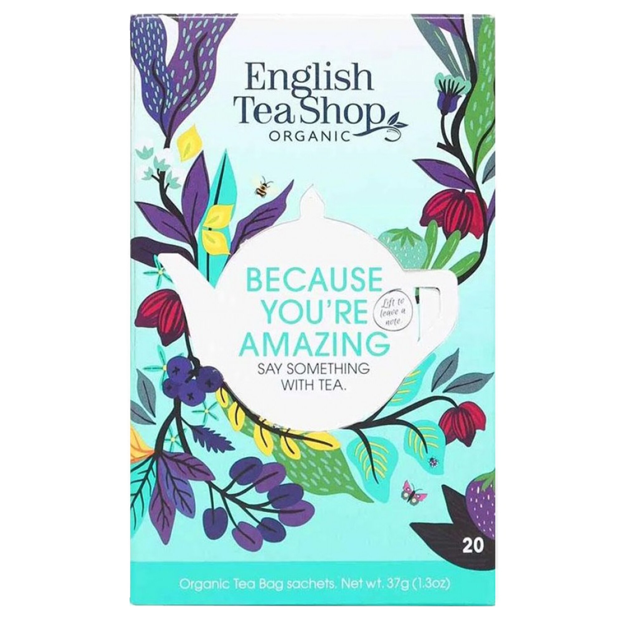 Ceai ECO English Tea Shop Because You're Amazing, 20 pliculete, 37g