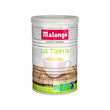 Cafea macinata ECO Malongo La Tierra, 250g Cafea macinata ECO Malongo La Tierra, 250g