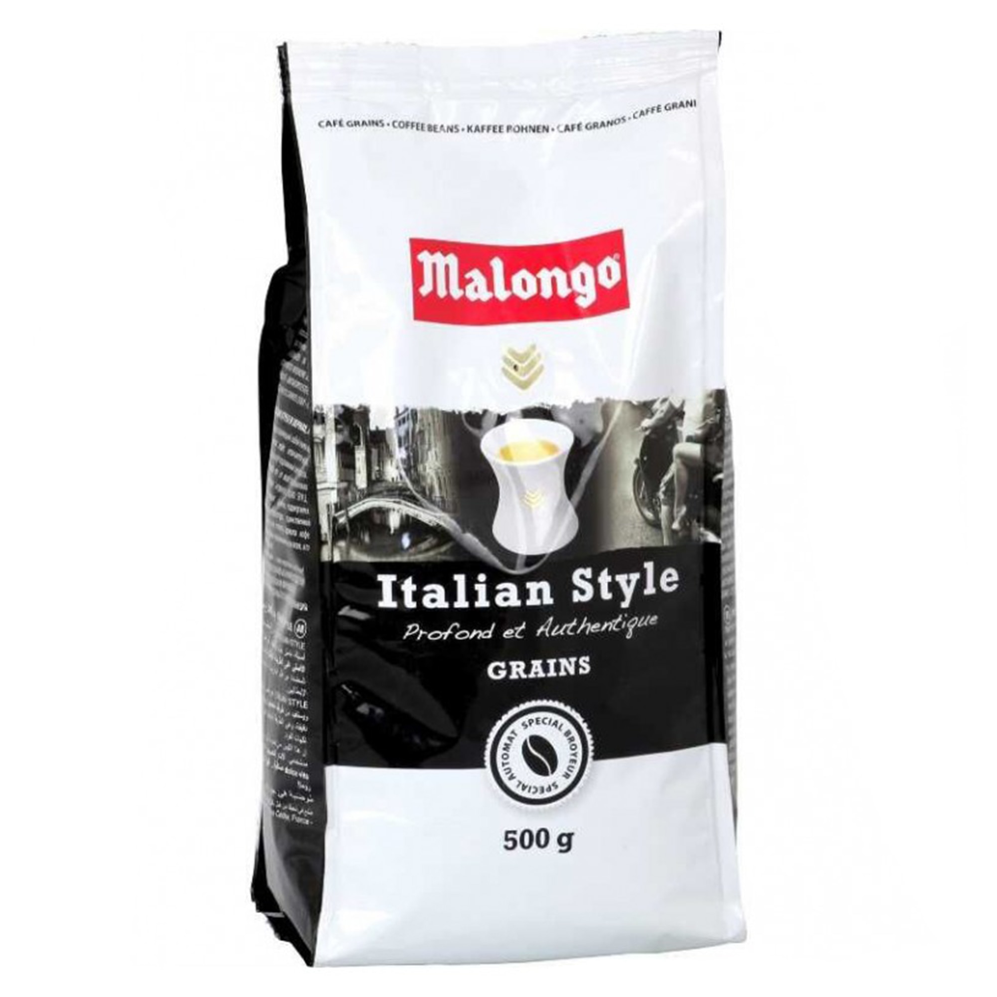 Cafea boabe Malongo Italian Style, 500g