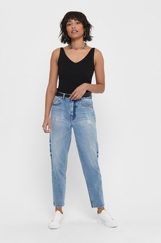 JdY, Top cu decolteu in V, Negru JdY, Top cu decolteu in V, Negru