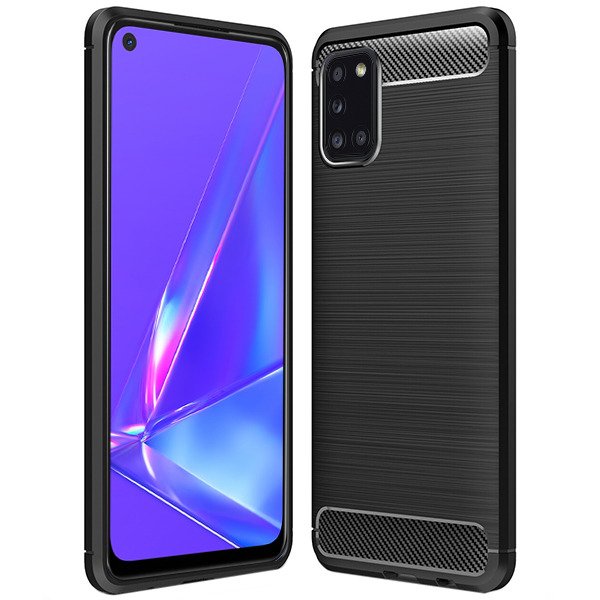 Husa pentru Oppo A52 / A72 tpu carbon neagra