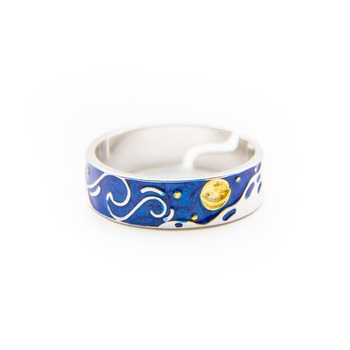 Inel Argint 925 Full Moon, Van Gogh ' Cerul Instelat ' Inel Argint 925 Full Moon, Van Gogh ' Cerul Instelat '