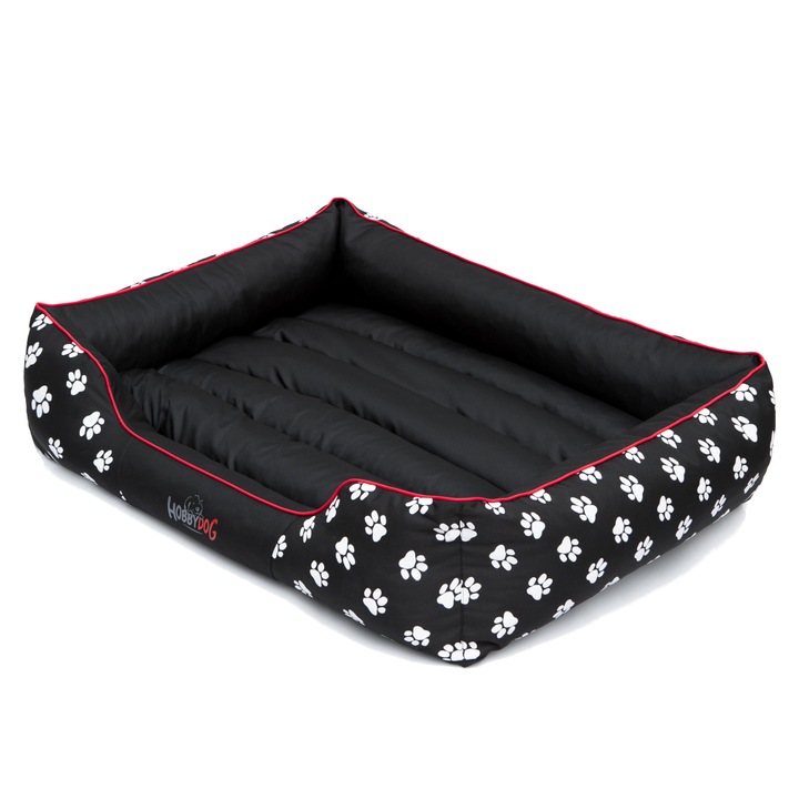 Кучешко легло, Престиж XL, Черно, 85х65х24см