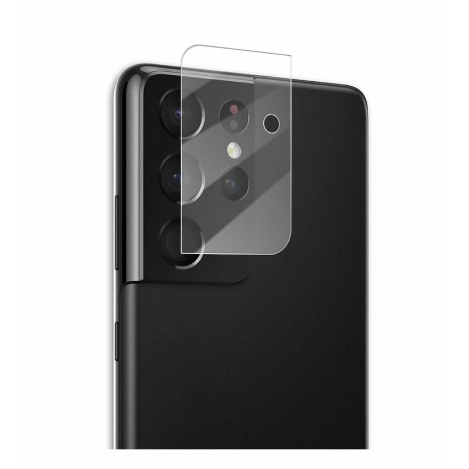 Folie de protectie Sticla securizata 9H, camera spate, Bibilel, compatibila cu Samsung S21 Ultra, Transparenta, BBL2084