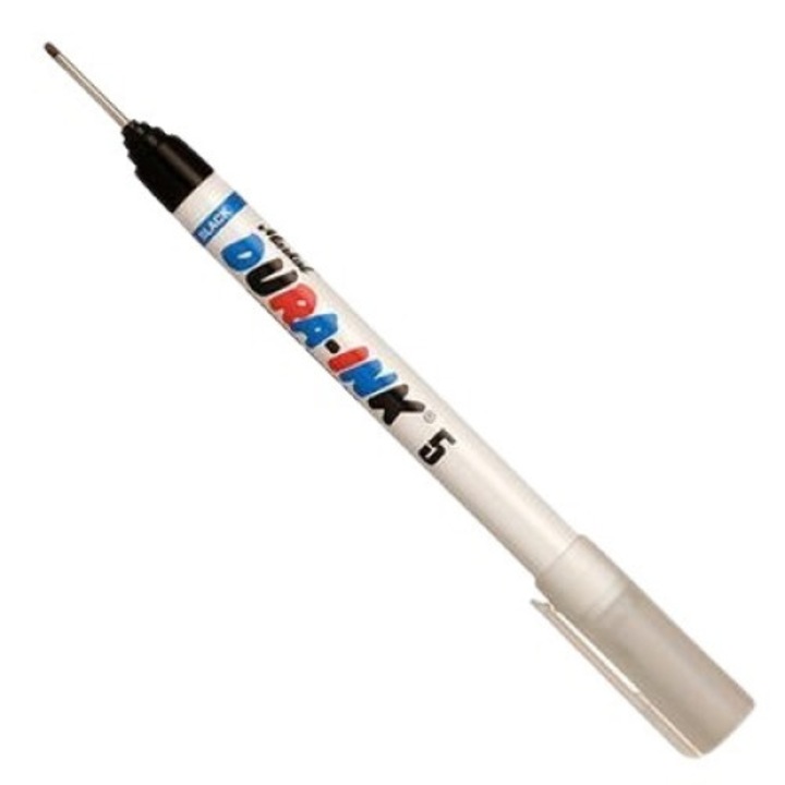 Перманентен мастилен маркер с микро удължен връх, Markal, Dura-Ink 5, Черен, 1 брой