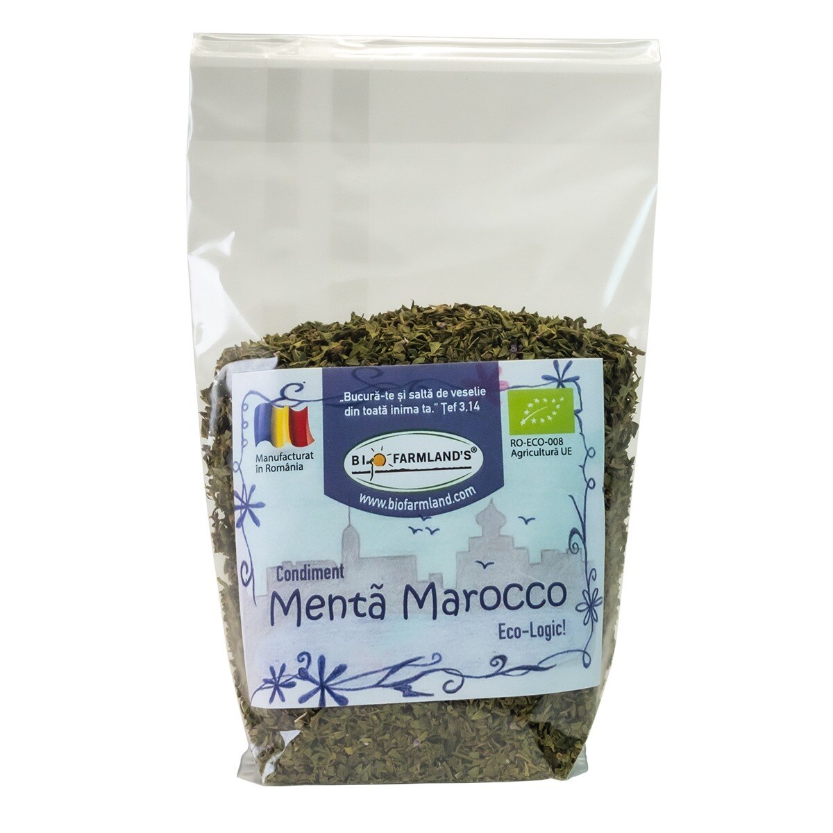 Condiment Menta Marocco(REFILL) 20g, BIO/ECO Biofarmland