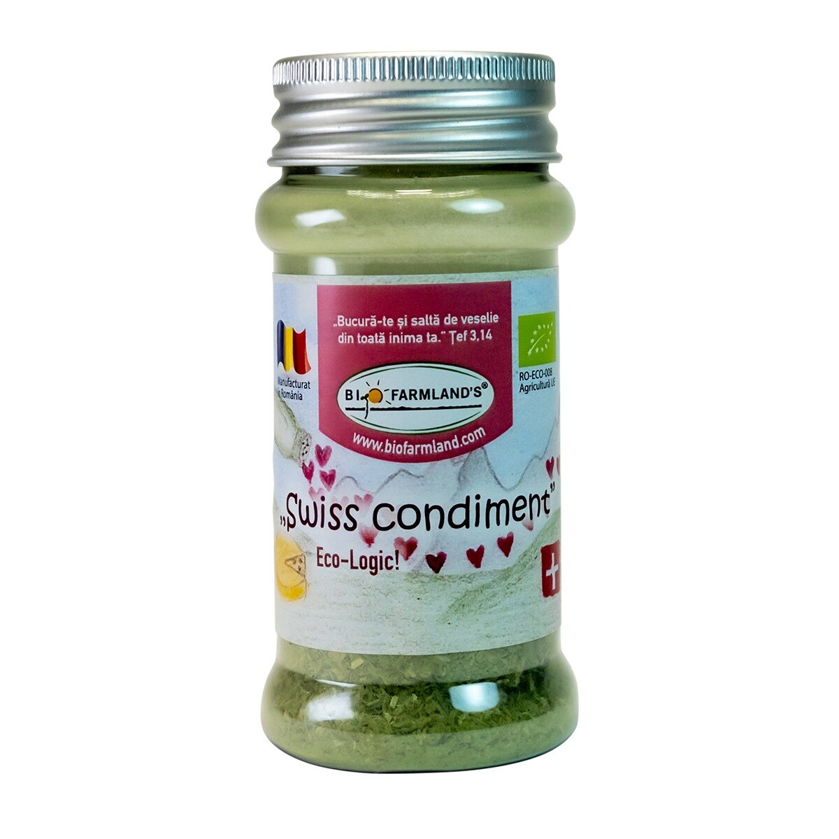 Condiment Swiss Condiment (FLACON) 15g, BIO/ECO Biofarmland