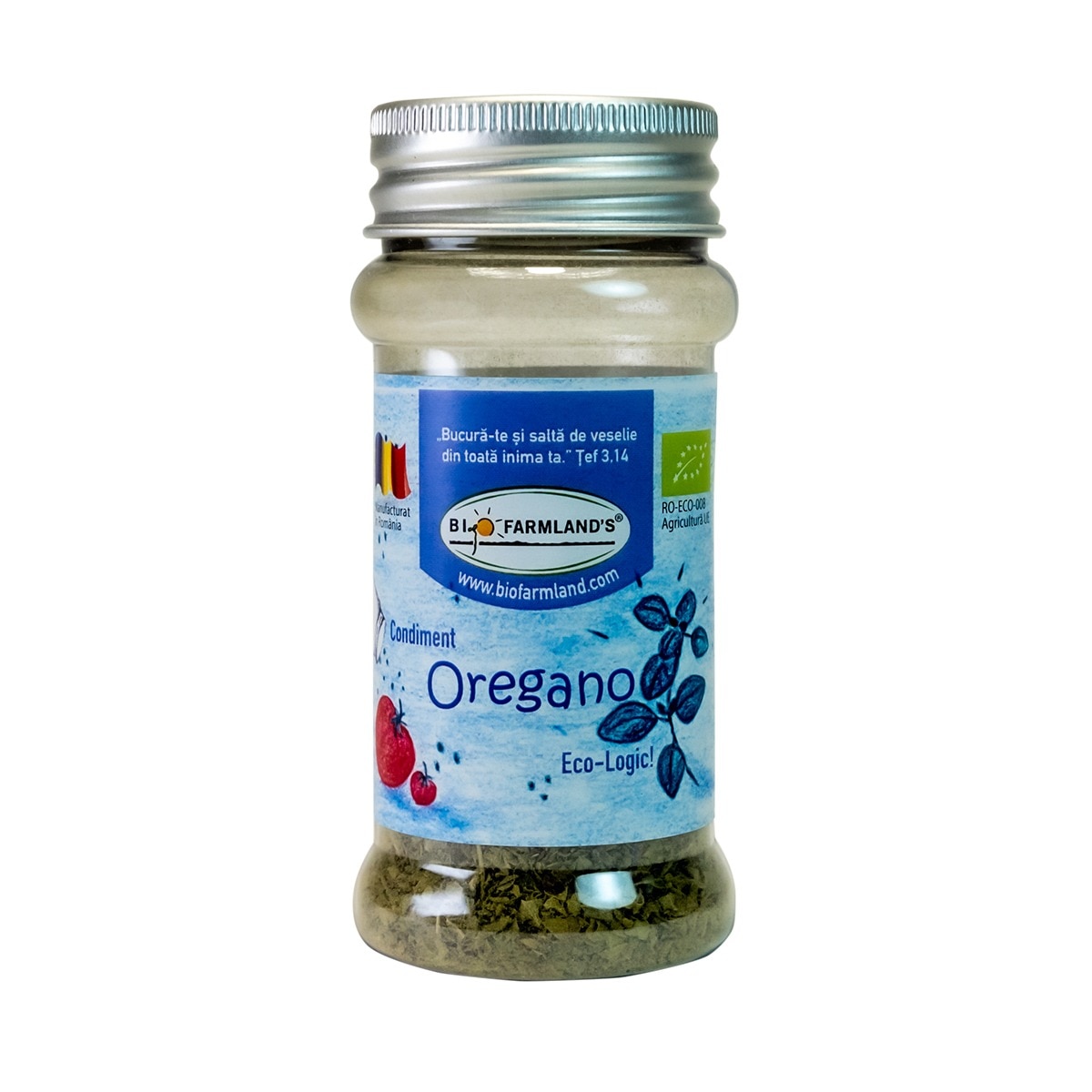 Condiment Oregano (FLACON) 15g, BIO/ECO Biofarmland