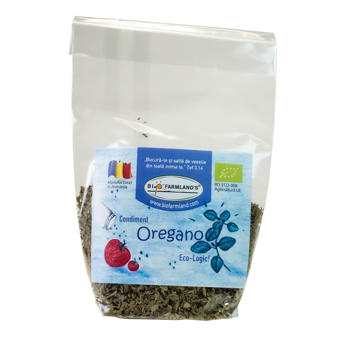 Condiment Oregano (REFILL) 15g, BIO/ECO Biofarmland