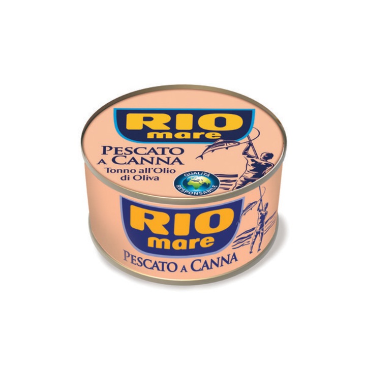 Риба тон в зехтин, уловена с въдицата Rio Mare, 80 гр