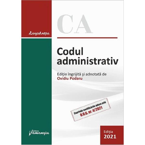 Codul administrativ Act.3 februarie 2021