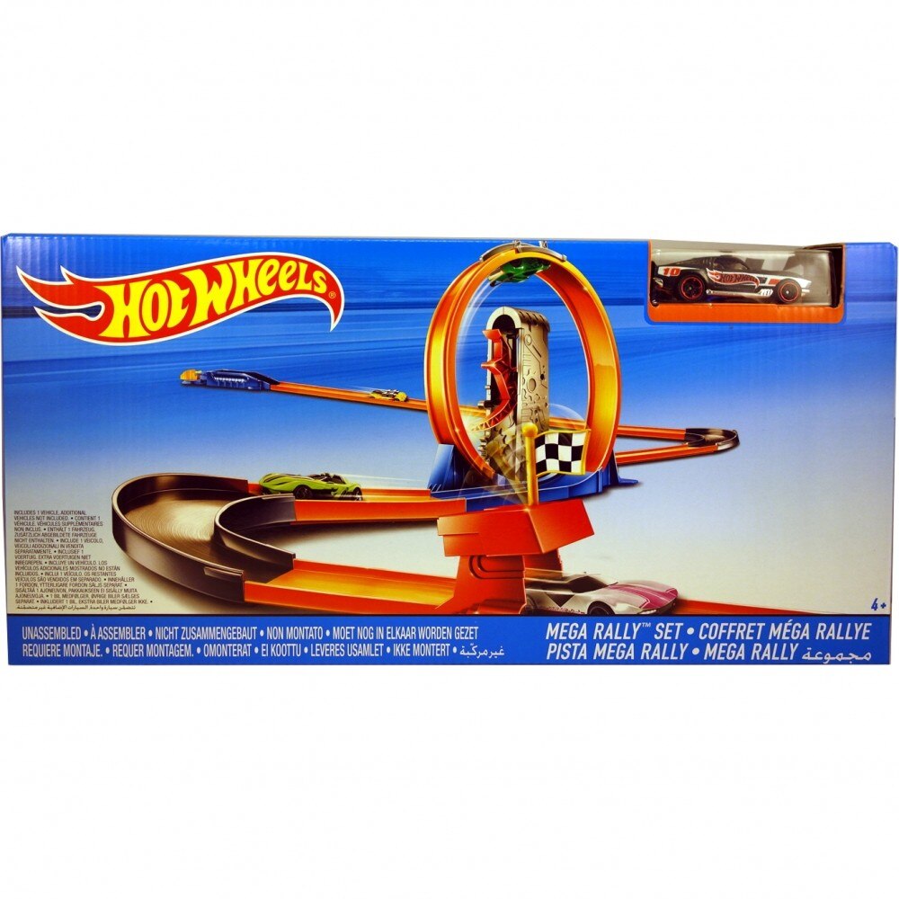 Pista Mattel Hot Wheels Mega Rally eMAG.ro