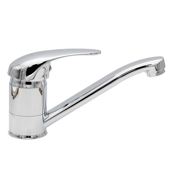 Baterie de lavoar cu teava mobila, medie, Smack, 6884DP, alama, crom, racorduri flex 1/2 Baterie de lavoar cu teava mobila, medie, Smack, 6884DP, alama, crom, racorduri flex 1/2