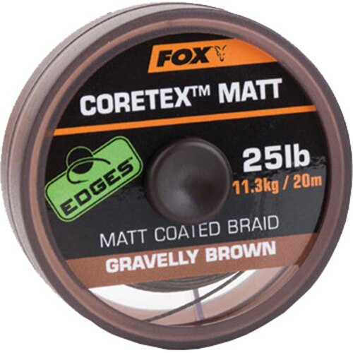 Fir Textil Fox Matt Coretex 20m, 25lbs, Maro