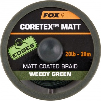 Fir Textil Fox Matt Coretex 20m, 20lbs, Verde Fir Textil Fox Matt Coretex 20m, 20lbs, Verde