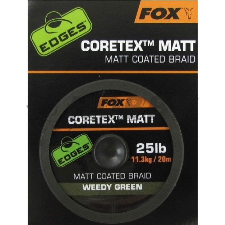 Fir Textil Fox Matt Coretex 20m, 25lbs, Maro