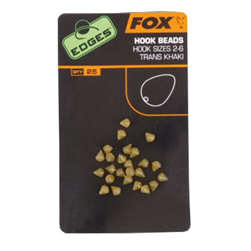 Opritoare Fox Edges Hook Bead, 25buc/plic, nr.2-6
