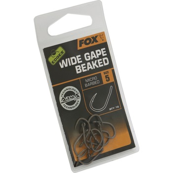 Carlige Fox Edges Armapoint Wide Gape Beaked, nr.5, 10buc/plic Carlige Fox Edges Armapoint Wide Gape Beaked, nr.5, 10buc/plic