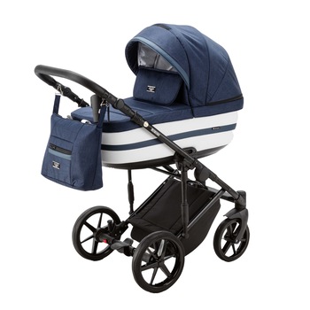 Carucior 3 in 1 ADAMEX RIMINI ALU, TIP Collection, Linen & EcoLeather RY87, Poseidon Blue Carucior 3 in 1 ADAMEX RIMINI ALU, TIP Collection, Linen & EcoLeather RY87, Poseidon Blue