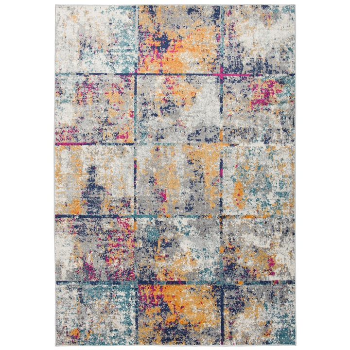 Covor Denver Modern Trendy Chemex G038A FAA alb 200x300