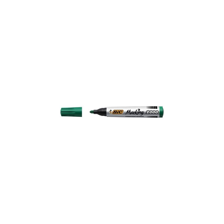 Alkoholos marker BIC 2000 kerek zöld