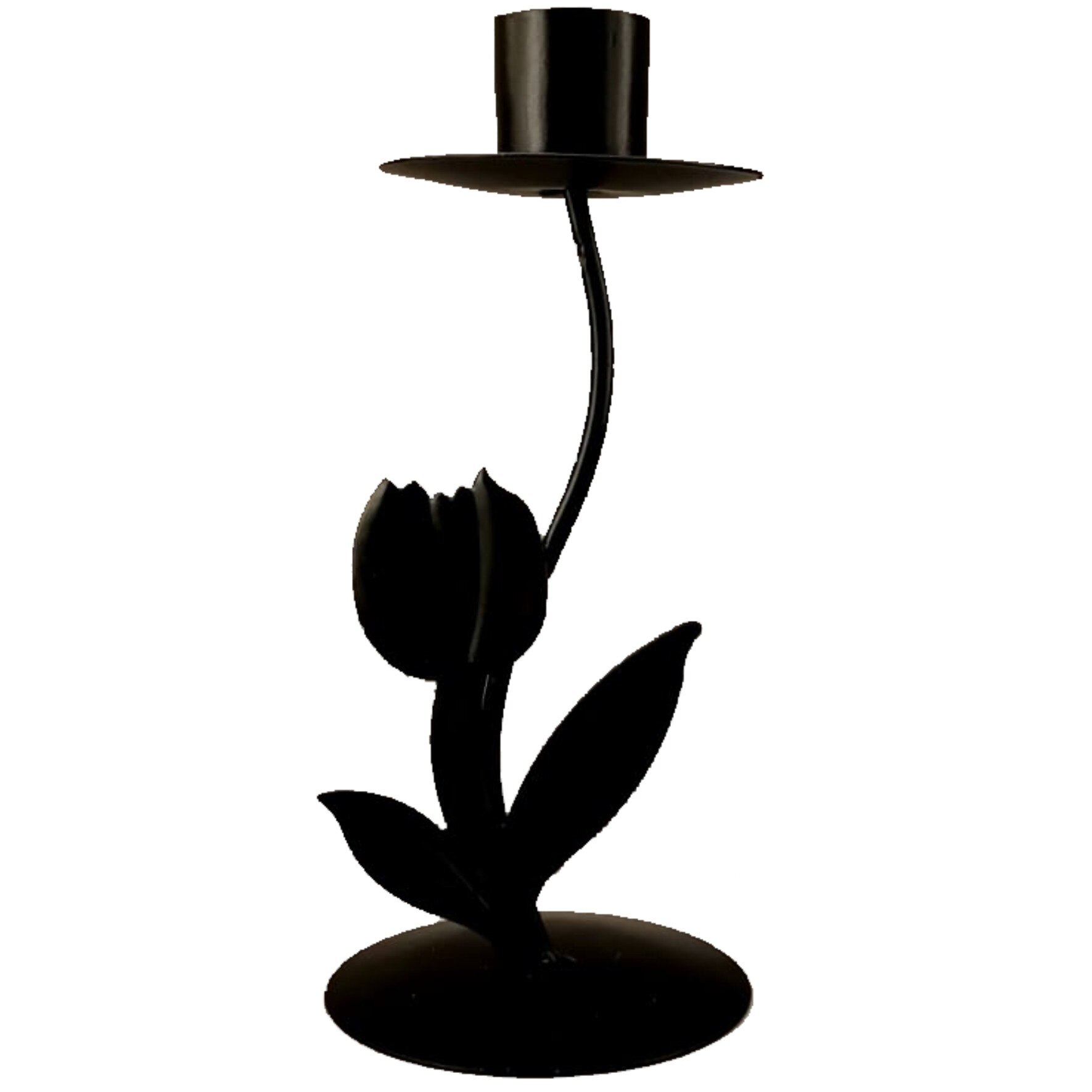 Suport lumanare, Claum, negru,20-3/6