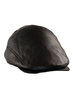 Sapca barbati, Dazoriginal, flatcap, piele naturala, negru, 59-64 cm Sapca barbati, Dazoriginal, flatcap, piele naturala, negru, 59-64 cm