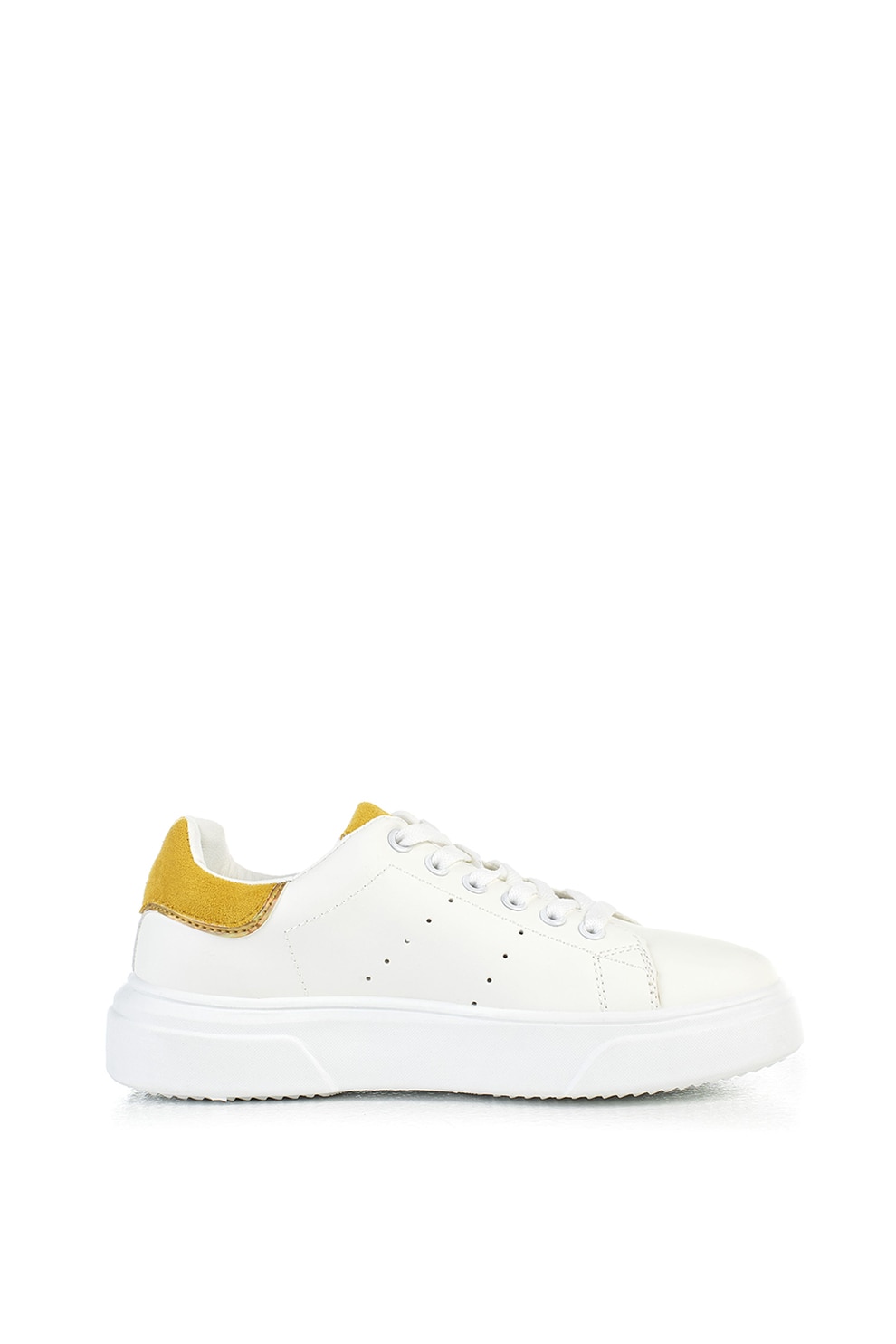 MUSK, Pantofi sport din piele ecologica cu talpa wedge