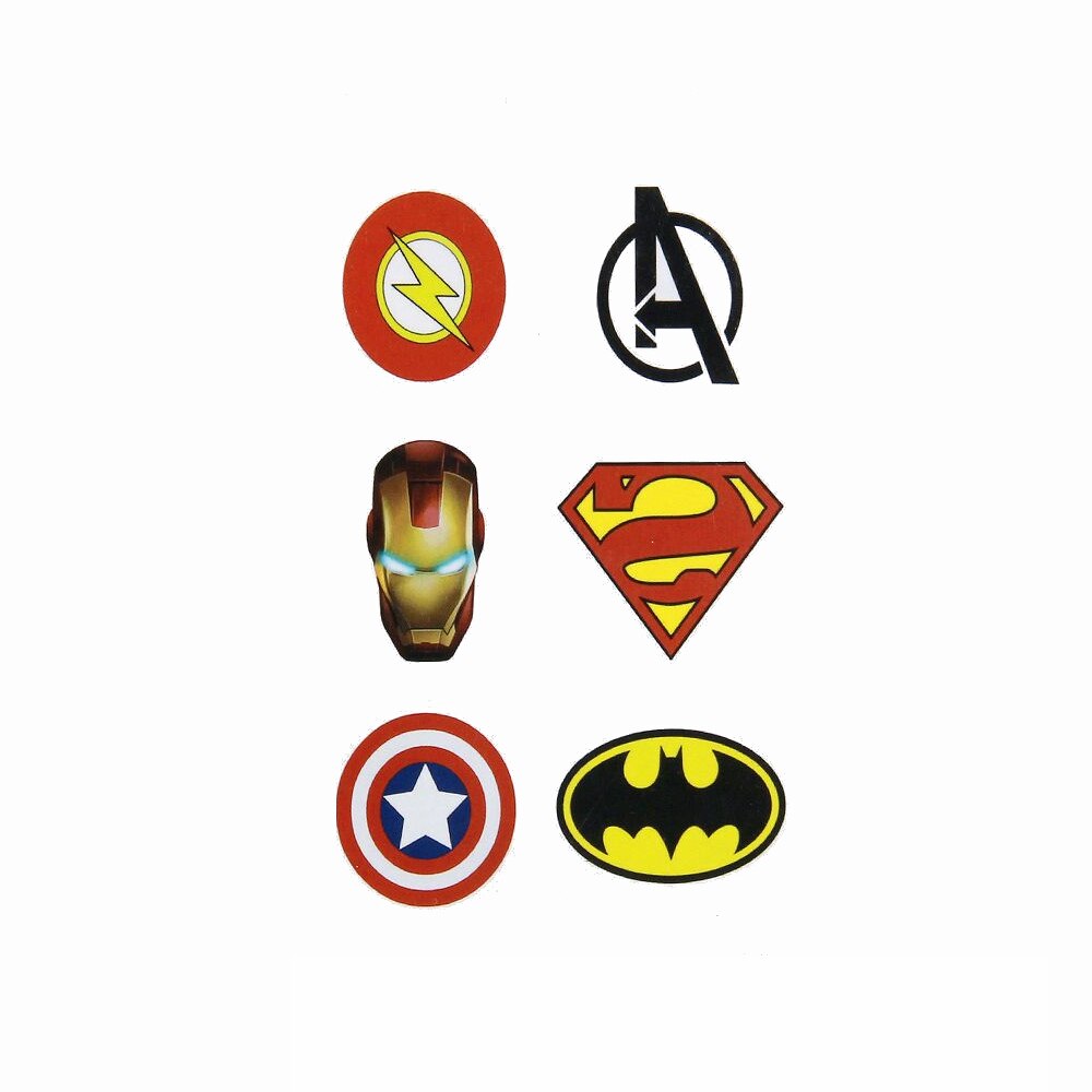 Set Tatuaje temporare pentru copii Supereroi Superheroes Waterproof 10.5x6 cm