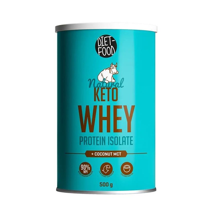 Pulbere Izolat Proteina din Zer Keto 500 grame Diet Food