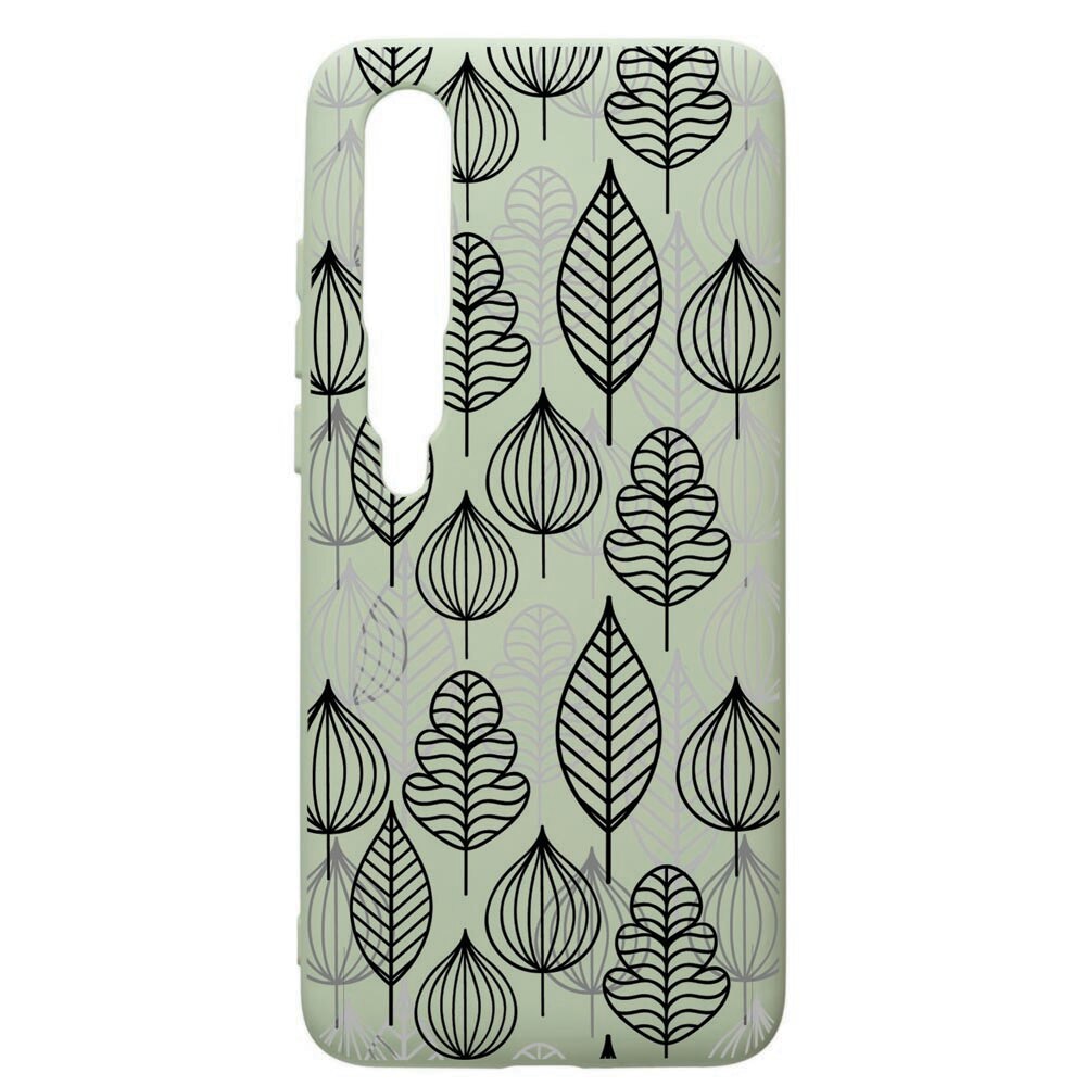 Husa de protectie Xiaomi Mi 10 / Mi 10 Pro, Autumn, silicon, cu interiorul din material textil, protectie camera, Beryl, PGR10