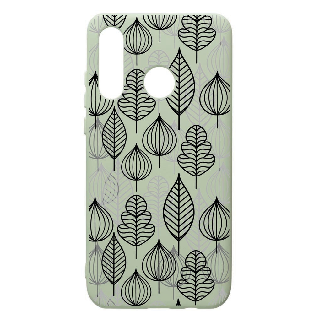 Husa de protectie Huawei P40 Lite E / Y7p, Autumn, silicon, cu interiorul din material textil, protectie camera, Beryl, PGR10