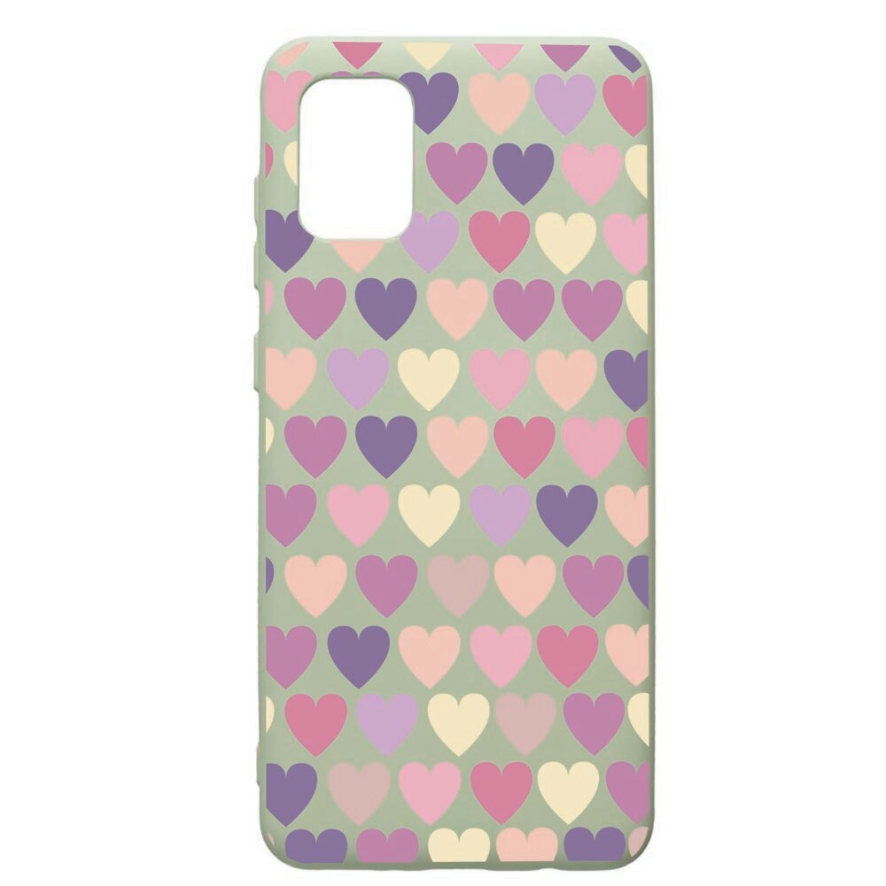 Husa de protectie Samsung Galaxy A71, Hearth, silicon, cu interiorul din material textil, protectie camera, Beryl, PGR34