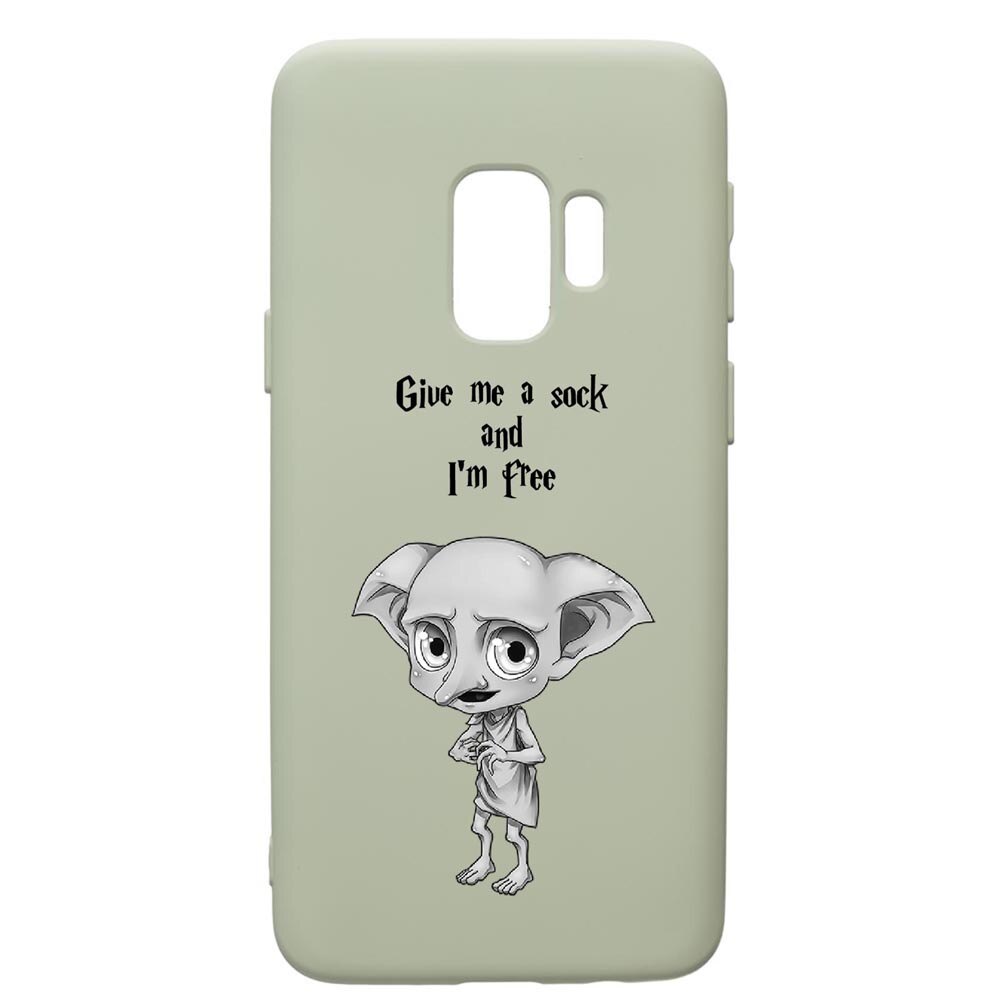 Husa de protectie Samsung Galaxy S9, Dobby, silicon, cu interiorul din material textil, protectie camera, Beryl, PGR31