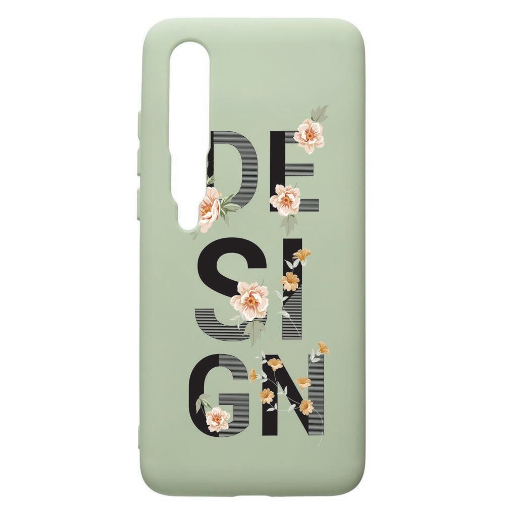 Husa de protectie Xiaomi Mi 10 / Mi 10 Pro, Design, silicon, cu interiorul din material textil, protectie camera, Beryl, PGR144