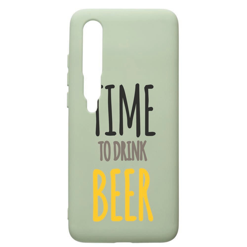 Husa de protectie Xiaomi Mi 10 / Mi 10 Pro, Beer, silicon, cu interiorul din material textil, protectie camera, Beryl, PGR157